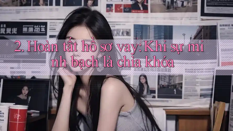 2. Hoàn tất hồ sơ vay: Khi sự minh bạch là chìa khóa 2. Hoàn tất hồ sơ vay: Khi sự minh bạch là chìa khóa