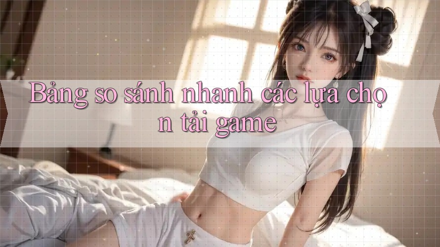 Bảng so sánh nhanh các lựa chọn tải game Bảng so sánh nhanh các lựa chọn tải game