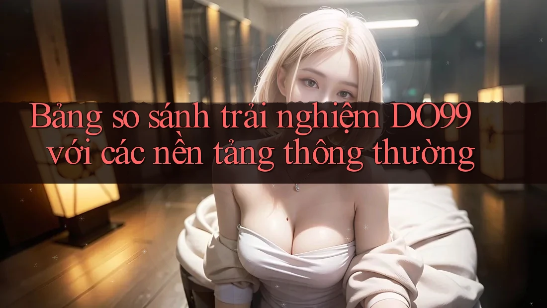 Bảng so sánh trải nghiệm DO99 với các nền tảng thông thường Bảng so sánh trải nghiệm DO99 với các nền tảng thông thường