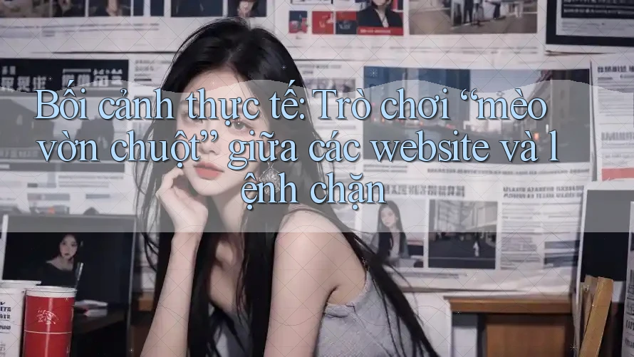 Bối cảnh thực tế: Trò chơi “mèo vờn chuột” giữa các website và lệnh chặn