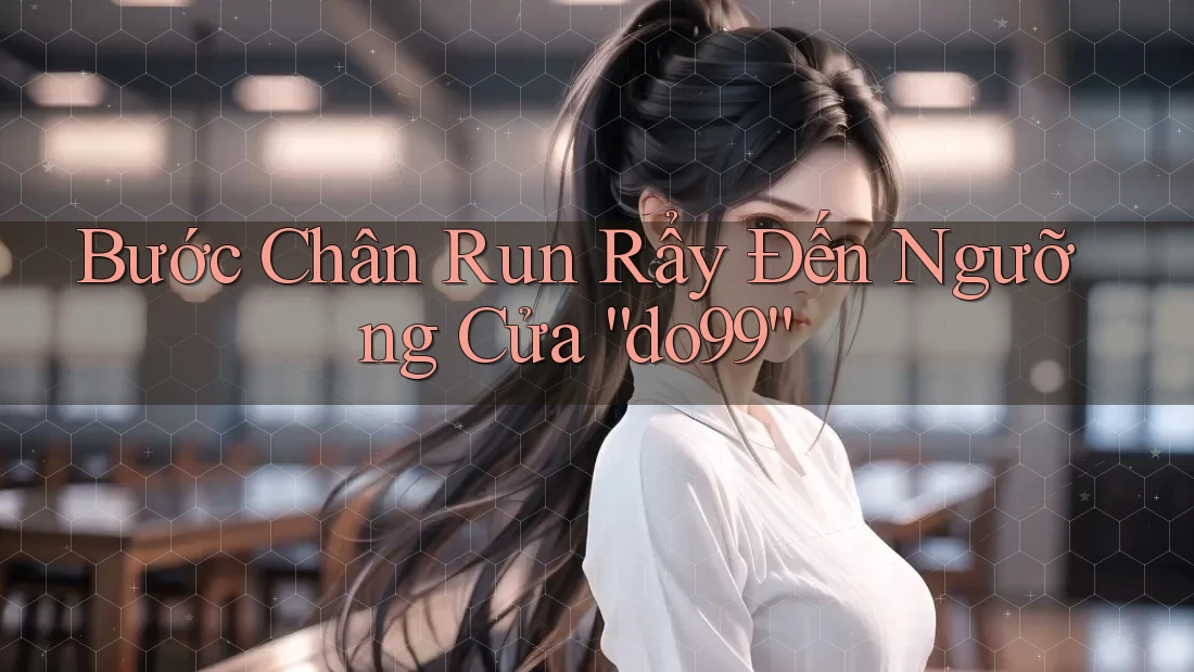 Bước Chân Run Rẩy Đến Ngưỡng Cửa “do99” Bước Chân Run Rẩy Đến Ngưỡng Cửa “do99”