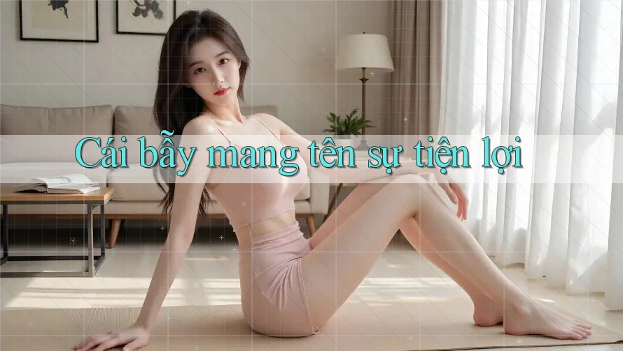 Cái bẫy mang tên sự tiện lợi Cái bẫy mang tên sự tiện lợi