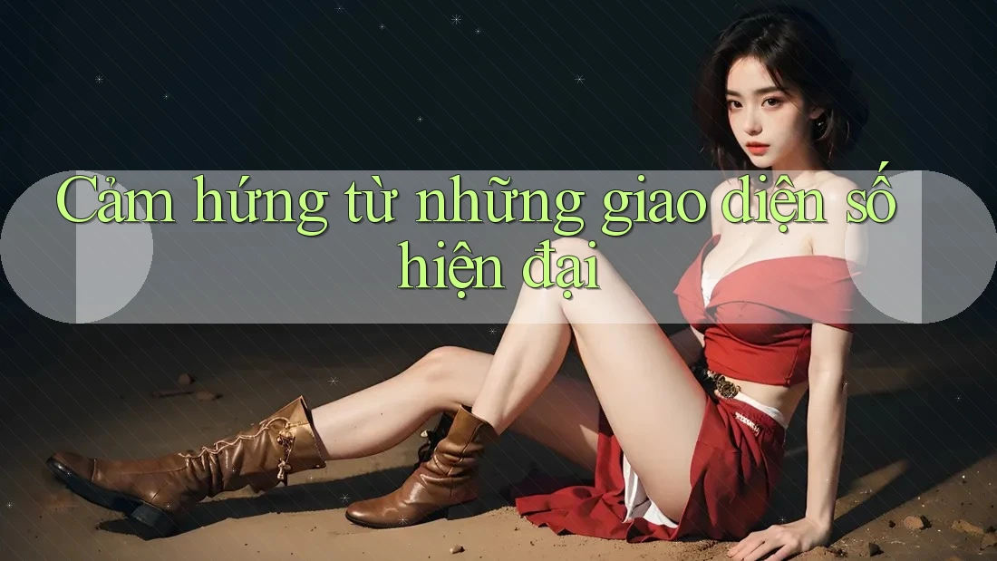 Cảm hứng từ những giao diện số hiện đại
