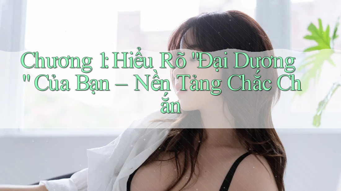 Chương 1: Hiểu Rõ “Đại Dương” Của Bạn – Nền Tảng Chắc Chắn Chương 1: Hiểu Rõ “Đại Dương” Của Bạn – Nền Tảng Chắc Chắn