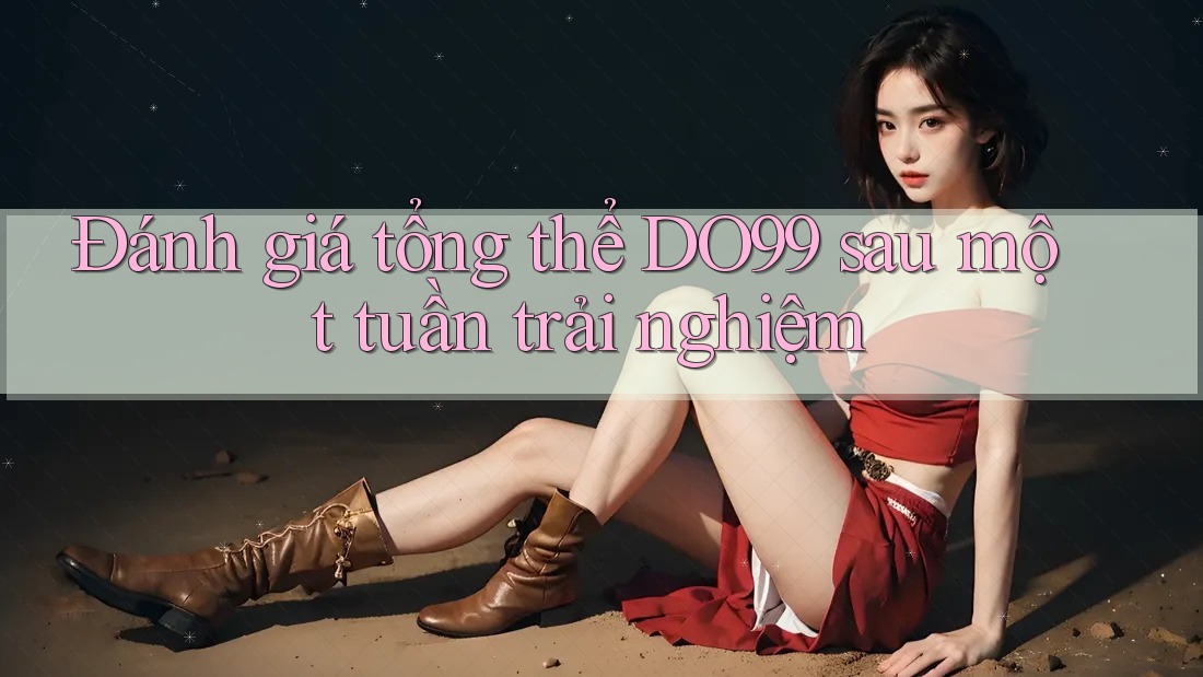 Đánh giá tổng thể DO99 sau một tuần trải nghiệm Đánh giá tổng thể DO99 sau một tuần trải nghiệm