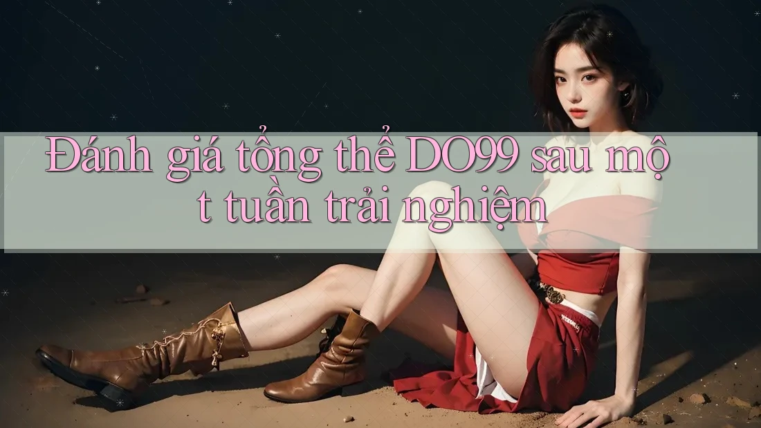 Đánh giá tổng thể DO99 sau một tuần trải nghiệm Đánh giá tổng thể DO99 sau một tuần trải nghiệm