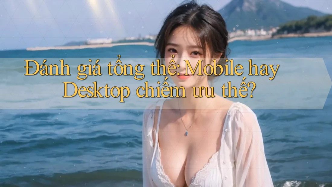 Đánh giá tổng thể: Mobile hay Desktop chiếm ưu thế? Đánh giá tổng thể: Mobile hay Desktop chiếm ưu thế?