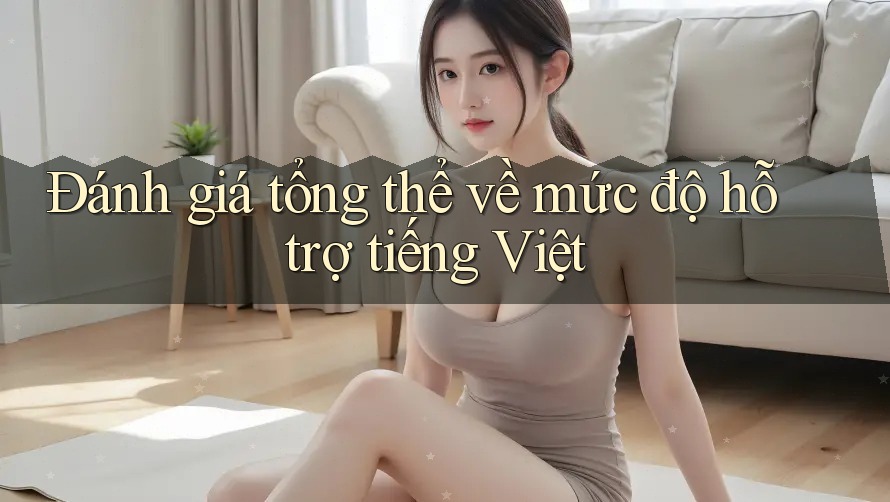Đánh giá tổng thể về mức độ hỗ trợ tiếng Việt Đánh giá tổng thể về mức độ hỗ trợ tiếng Việt