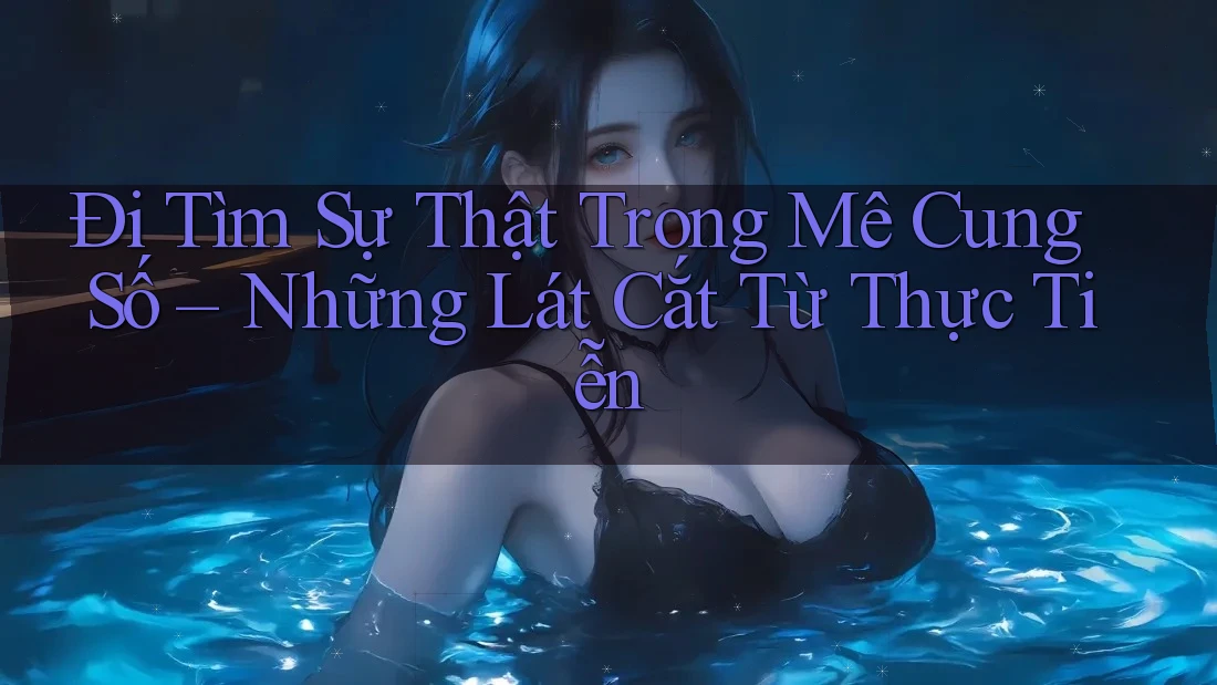 Đi Tìm Sự Thật Trong Mê Cung Số – Những Lát Cắt Từ Thực Tiễn Đi Tìm Sự Thật Trong Mê Cung Số – Những Lát Cắt Từ Thực Tiễn