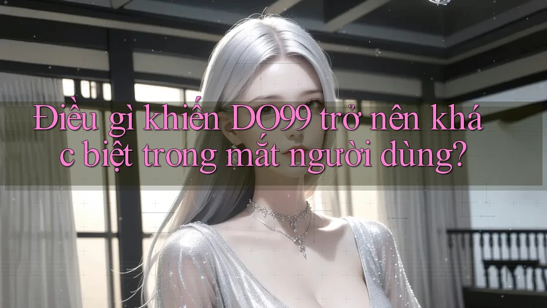 Điều gì khiến DO99 trở nên khác biệt trong mắt người dùng? Điều gì khiến DO99 trở nên khác biệt trong mắt người dùng?
