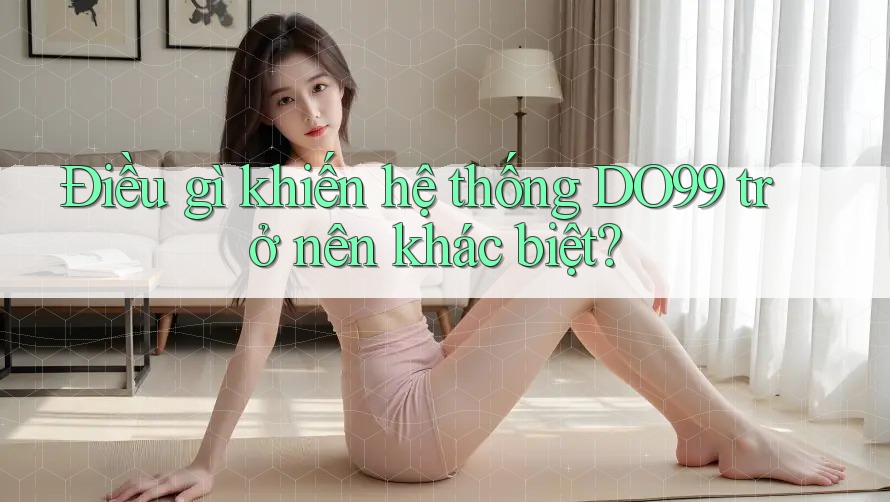 Điều gì khiến hệ thống DO99 trở nên khác biệt? Điều gì khiến hệ thống DO99 trở nên khác biệt?