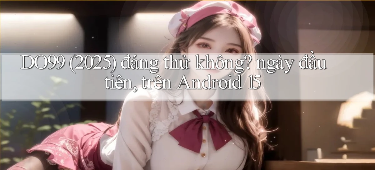 DO99 (2025) đáng thử không ngày đầu tiên, trên Android 15