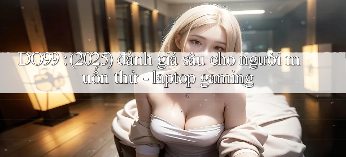 DO99 (2025) đánh giá sâu cho người muốn thử   laptop gaming