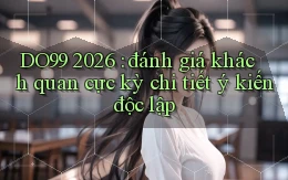 DO99 2026 đánh giá khách quan cực kỳ chi tiết ý kiến độc lập