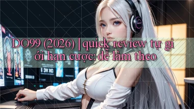 DO99 (2026) quick review tự giới hạn cược dễ làm theo