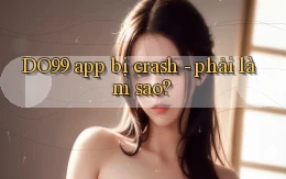 DO99 app bị crash   phải làm sao