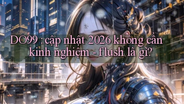 DO99 cập nhật 2026 không cần kinh nghiệm   flush là gì