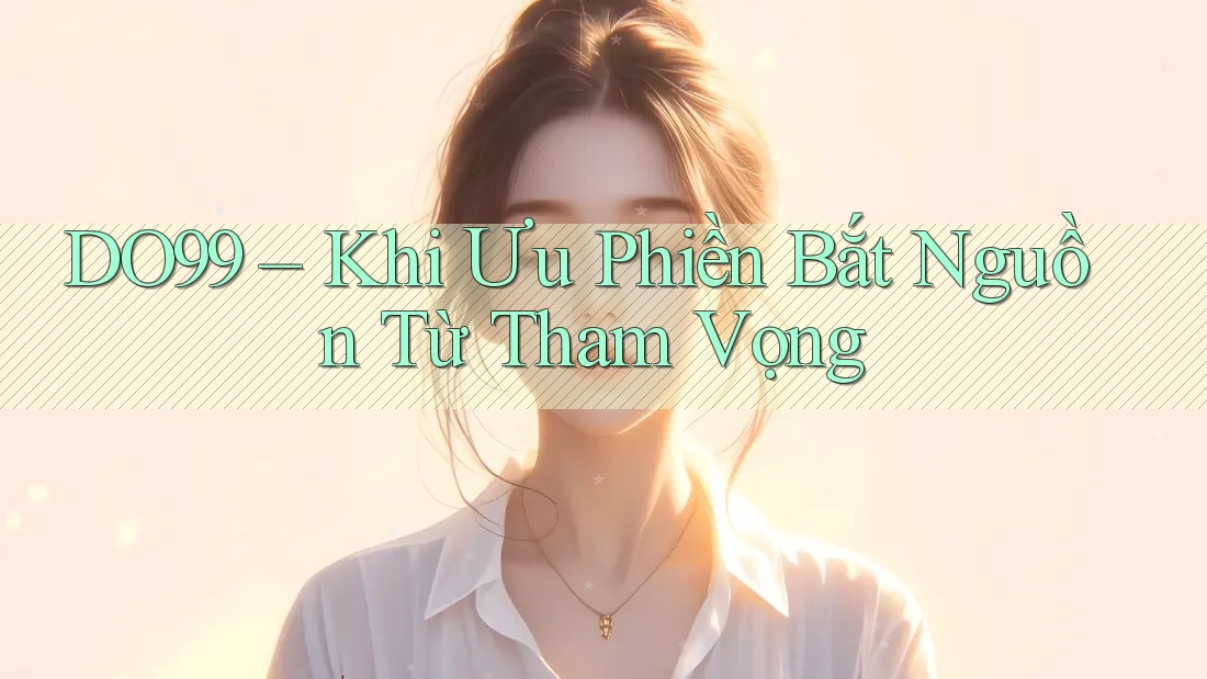 DO99 – Khi Ưu Phiền Bắt Nguồn Từ Tham Vọng