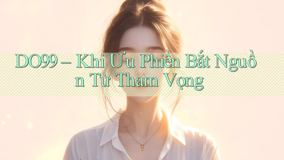 DO99 – Khi Ưu Phiền Bắt Nguồn Từ Tham Vọng