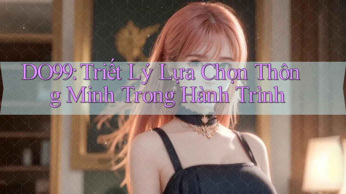 DO99: Triết Lý Lựa Chọn Thông Minh Trong Hành Trình
