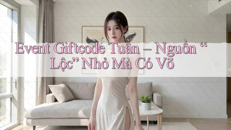 Event Giftcode Tuần – Nguồn “Lộc” Nhỏ Mà Có Võ Event Giftcode Tuần – Nguồn “Lộc” Nhỏ Mà Có Võ