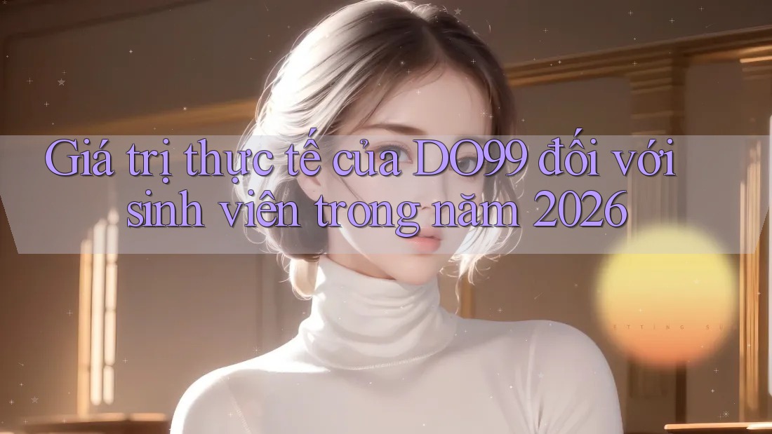 Giá trị thực tế của DO99 đối với sinh viên trong năm 2026 Giá trị thực tế của DO99 đối với sinh viên trong năm 2026