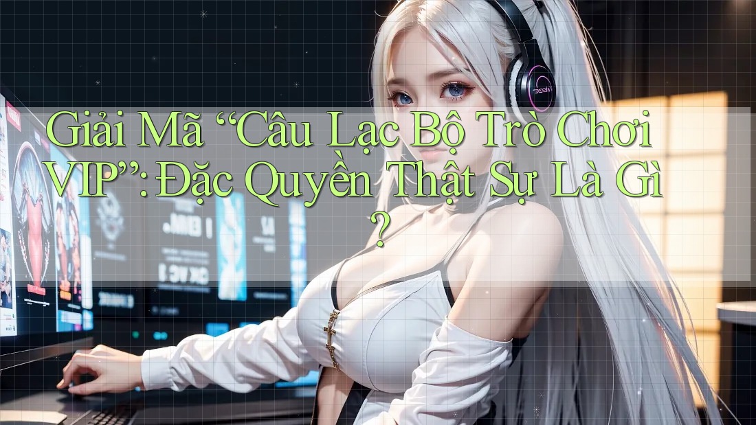 Giải Mã “Câu Lạc Bộ Trò Chơi VIP”: Đặc Quyền Thật Sự Là Gì? Giải Mã “Câu Lạc Bộ Trò Chơi VIP”: Đặc Quyền Thật Sự Là Gì?
