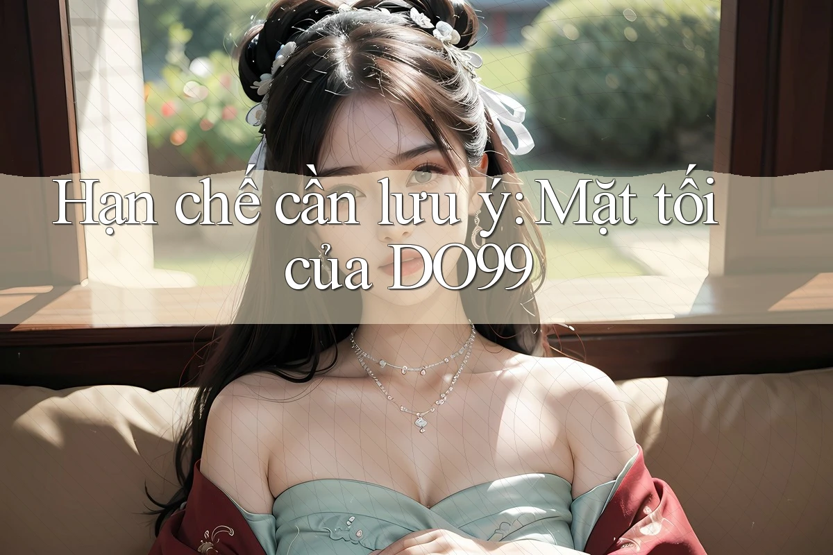Hạn chế cần lưu ý: Mặt tối của DO99 Hạn chế cần lưu ý: Mặt tối của DO99