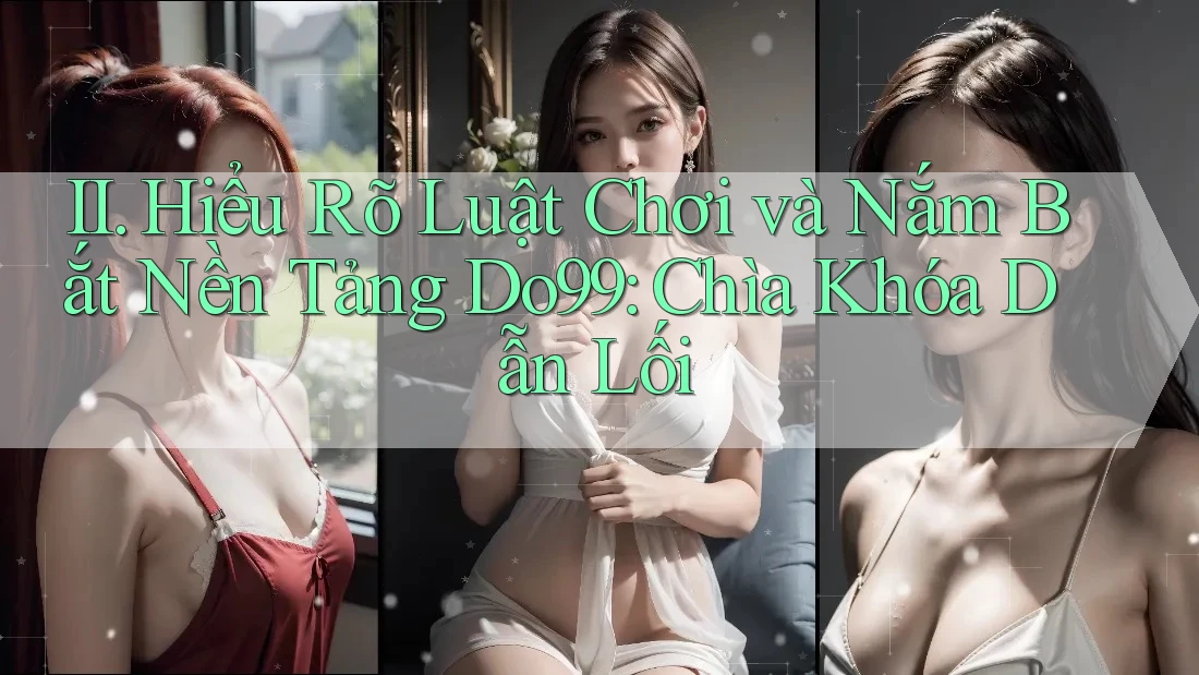 II. Hiểu Rõ Luật Chơi và Nắm Bắt Nền Tảng Do99: Chìa Khóa Dẫn Lối