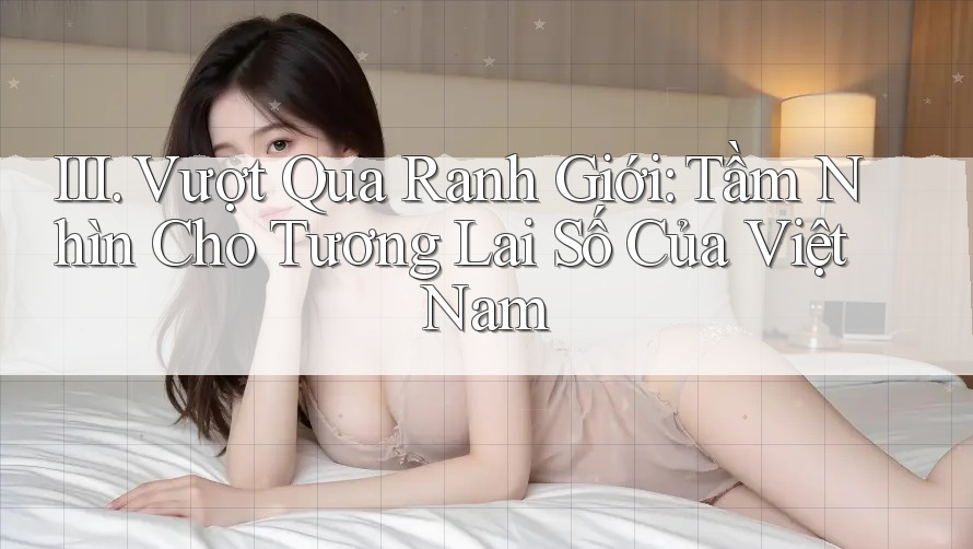 III. Vượt Qua Ranh Giới: Tầm Nhìn Cho Tương Lai Số Của Việt Nam III. Vượt Qua Ranh Giới: Tầm Nhìn Cho Tương Lai Số Của Việt Nam