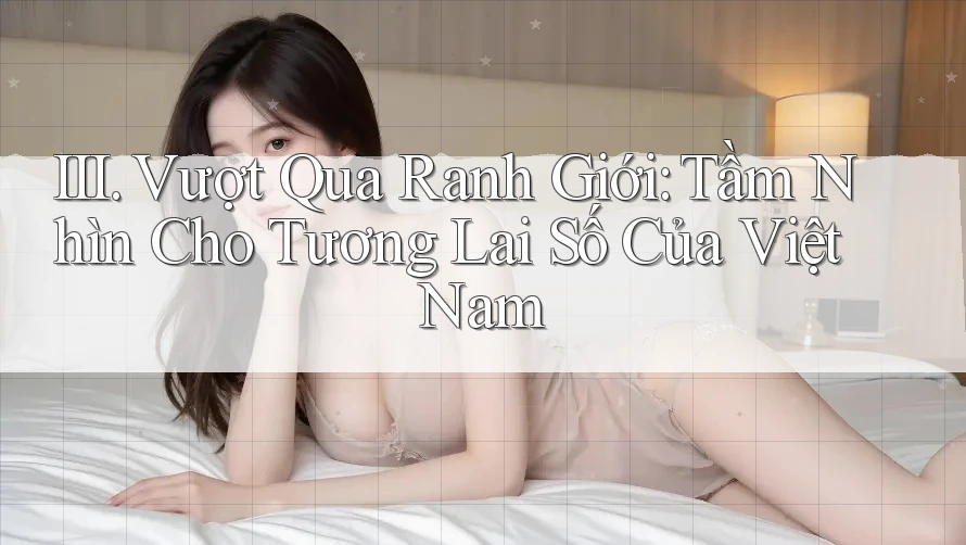 III. Vượt Qua Ranh Giới: Tầm Nhìn Cho Tương Lai Số Của Việt Nam III. Vượt Qua Ranh Giới: Tầm Nhìn Cho Tương Lai Số Của Việt Nam