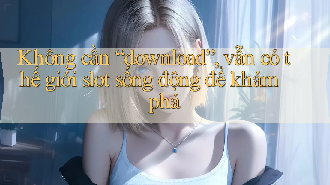 Không cần “download”, vẫn có thế giới slot sống động để khám phá Không cần “download”, vẫn có thế giới slot sống động để khám phá