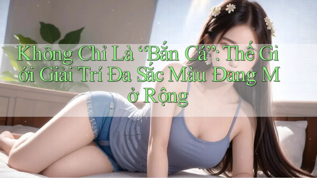 Không Chỉ Là “Bắn Cá”: Thế Giới Giải Trí Đa Sắc Màu Đang Mở Rộng Không Chỉ Là “Bắn Cá”: Thế Giới Giải Trí Đa Sắc Màu Đang Mở Rộng