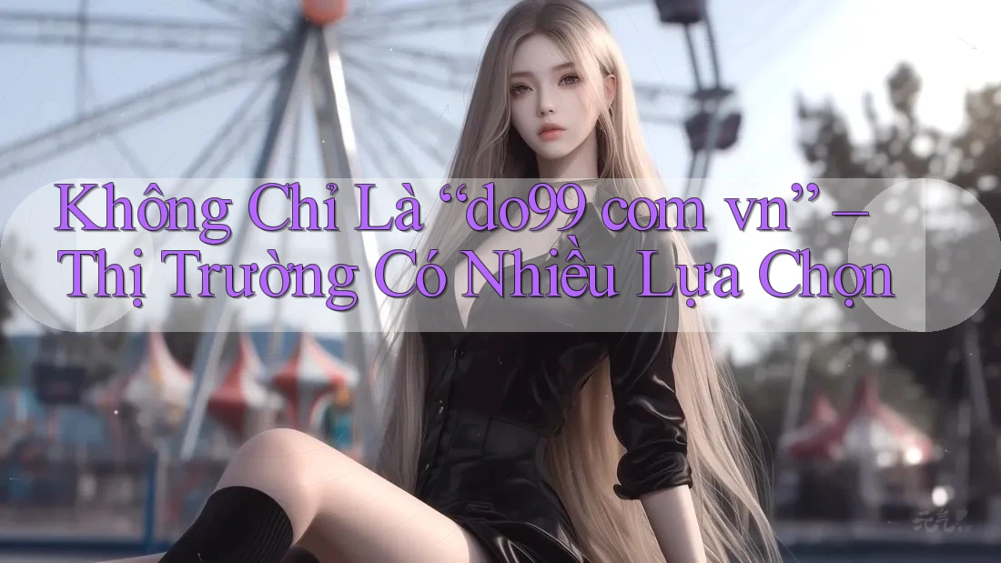 Không Chỉ Là “do99 com vn” – Thị Trường Có Nhiều Lựa Chọn