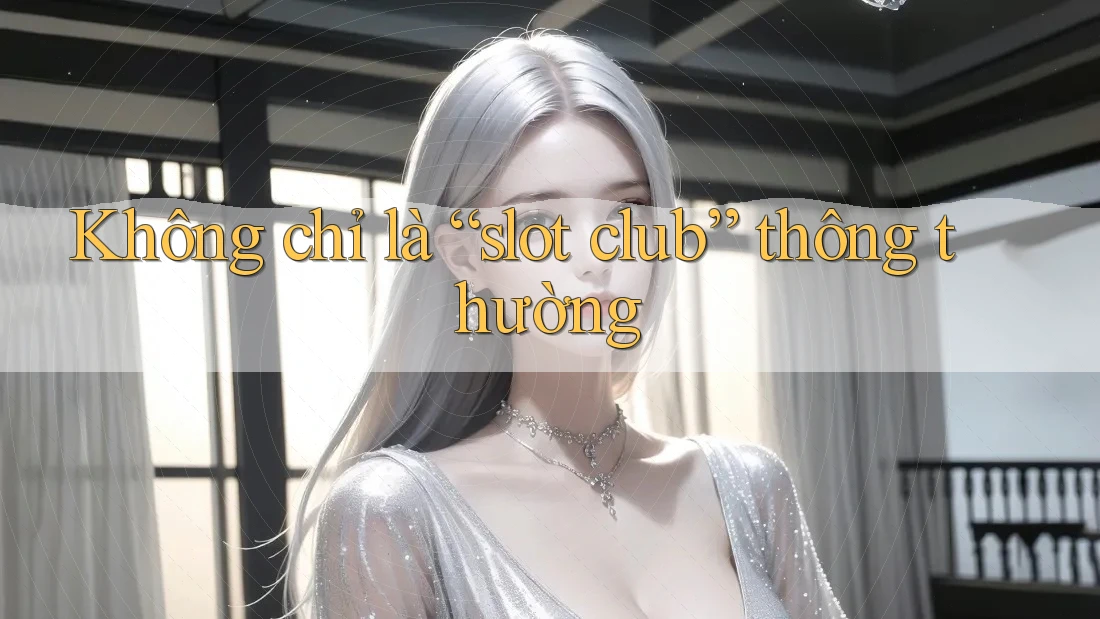 Không Chỉ Là “Slot Club” Thông Thường Không Chỉ Là “Slot Club” Thông Thường