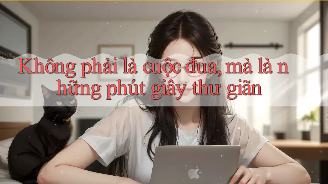 Không phải là cuộc đua, mà là những phút giây thư giãn Không phải là cuộc đua, mà là những phút giây thư giãn