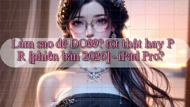 Làm sao để DO99 tốt thật hay PR [phiên bản 2026]   iPad Pro
