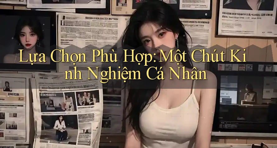 Lựa Chọn Phù Hợp: Một Chút Kinh Nghiệm Cá Nhân Lựa Chọn Phù Hợp: Một Chút Kinh Nghiệm Cá Nhân