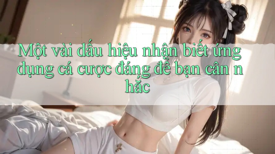 Một vài dấu hiệu nhận biết ứng dụng cá cược đáng để bạn cân nhắc