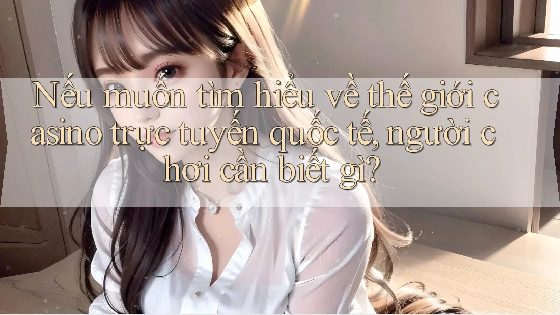 Nếu muốn tìm hiểu về thế giới casino trực tuyến quốc tế, người chơi cần biết gì?