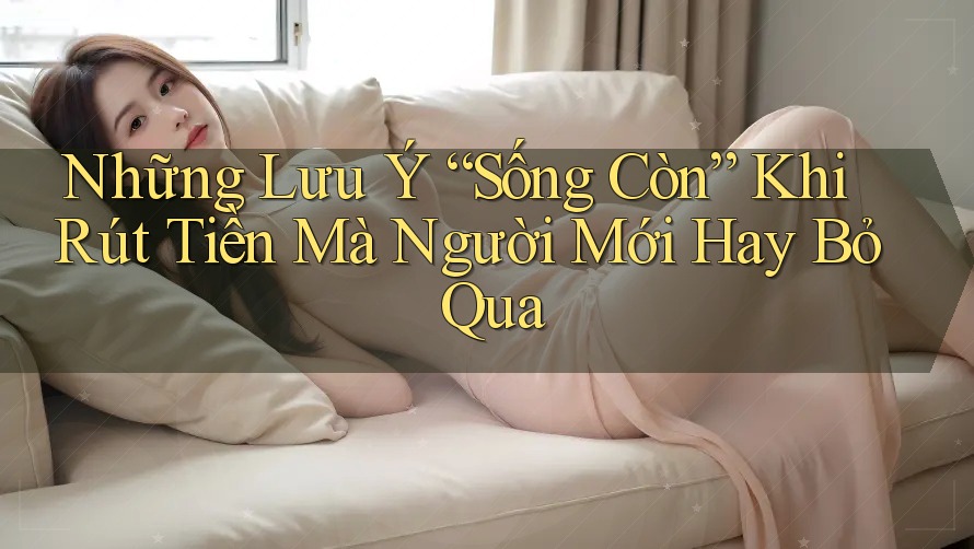 Những Lưu Ý “Sống Còn” Khi Rút Tiền Mà Người Mới Hay Bỏ Qua Những Lưu Ý “Sống Còn” Khi Rút Tiền Mà Người Mới Hay Bỏ Qua