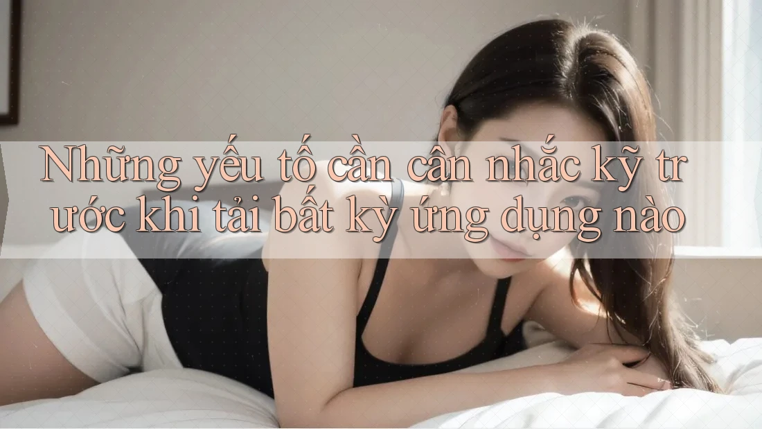 Những yếu tố cần cân nhắc kỹ trước khi tải bất kỳ ứng dụng nào Những yếu tố cần cân nhắc kỹ trước khi tải bất kỳ ứng dụng nào
