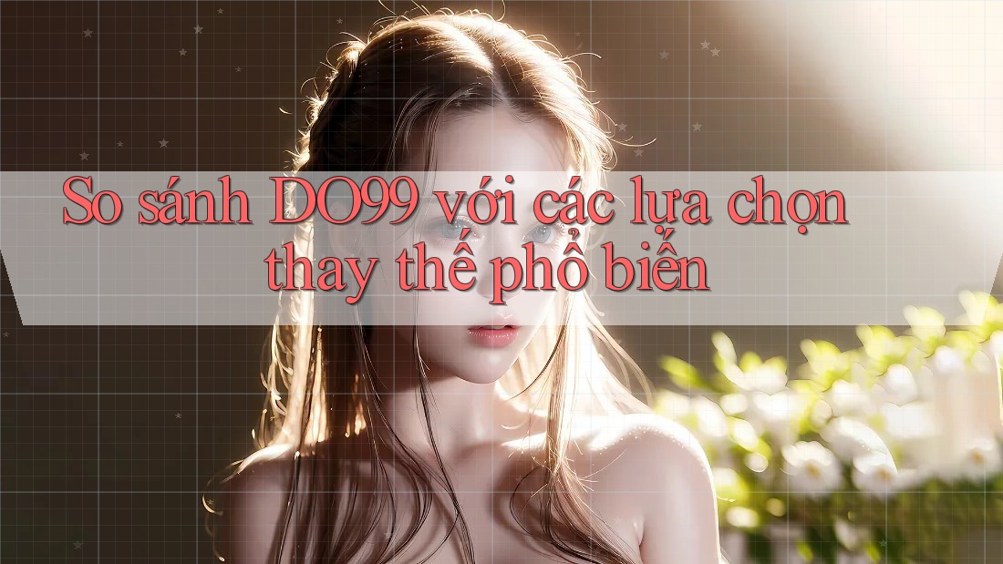 So sánh DO99 với các lựa chọn thay thế phổ biến So sánh DO99 với các lựa chọn thay thế phổ biến