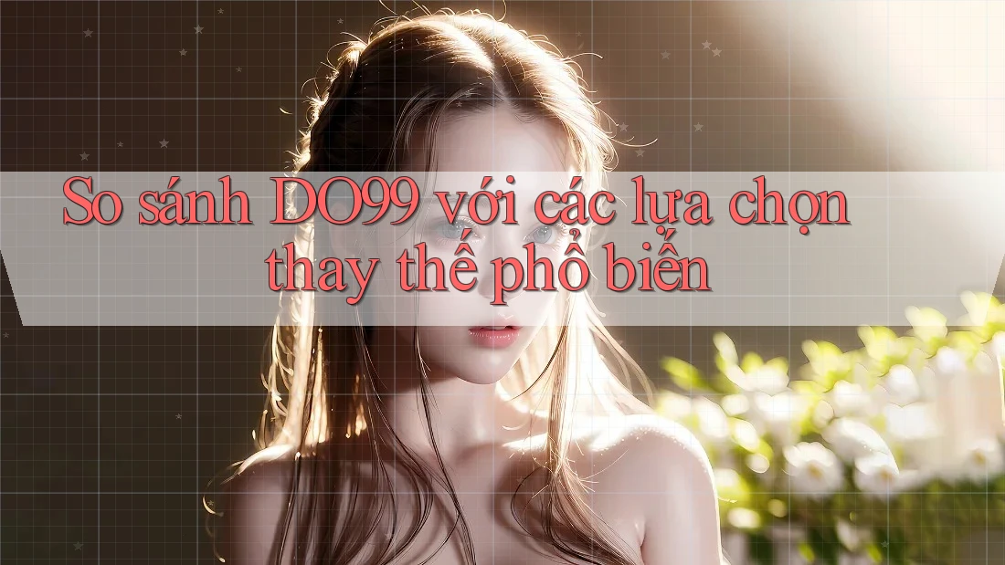 So sánh DO99 với các lựa chọn thay thế phổ biến So sánh DO99 với các lựa chọn thay thế phổ biến