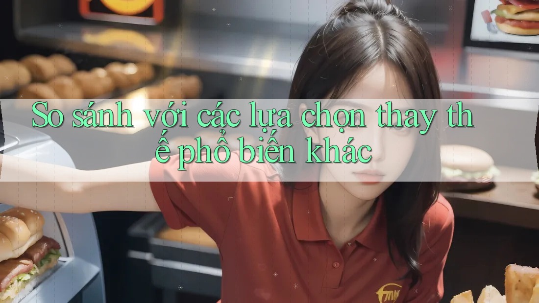 So sánh với các lựa chọn thay thế phổ biến khác So sánh với các lựa chọn thay thế phổ biến khác