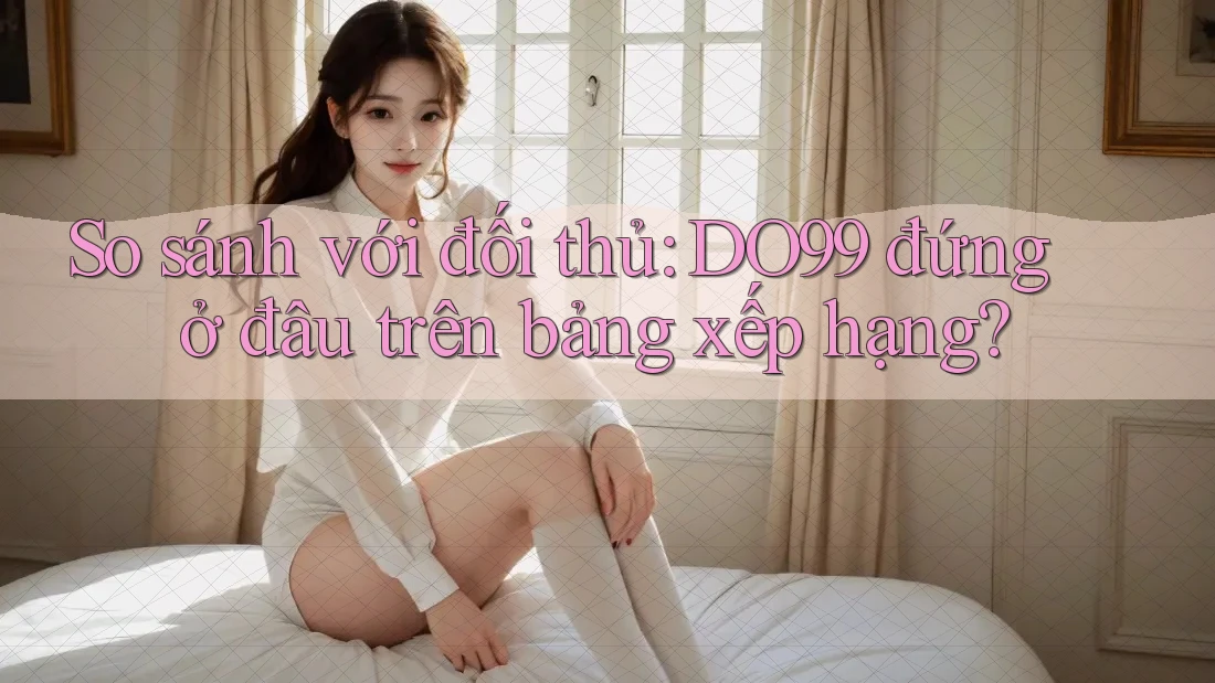So sánh với đối thủ: DO99 đứng ở đâu trên bảng xếp hạng? So sánh với đối thủ: DO99 đứng ở đâu trên bảng xếp hạng?