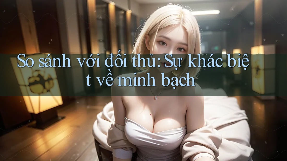 So sánh với đối thủ: Sự khác biệt về minh bạch