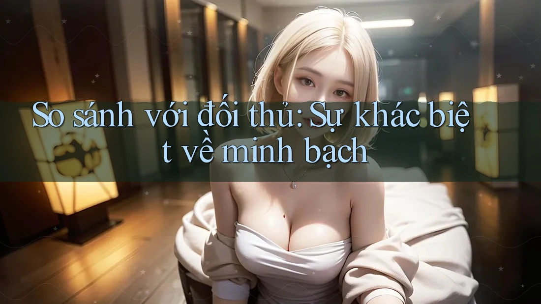 So sánh với đối thủ: Sự khác biệt về minh bạch So sánh với đối thủ: Sự khác biệt về minh bạch