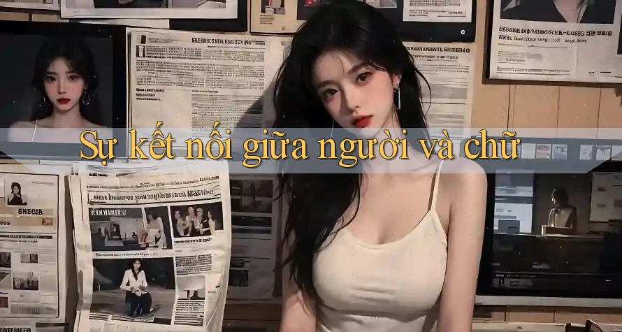 Sự kết nối giữa người và chữ Sự kết nối giữa người và chữ