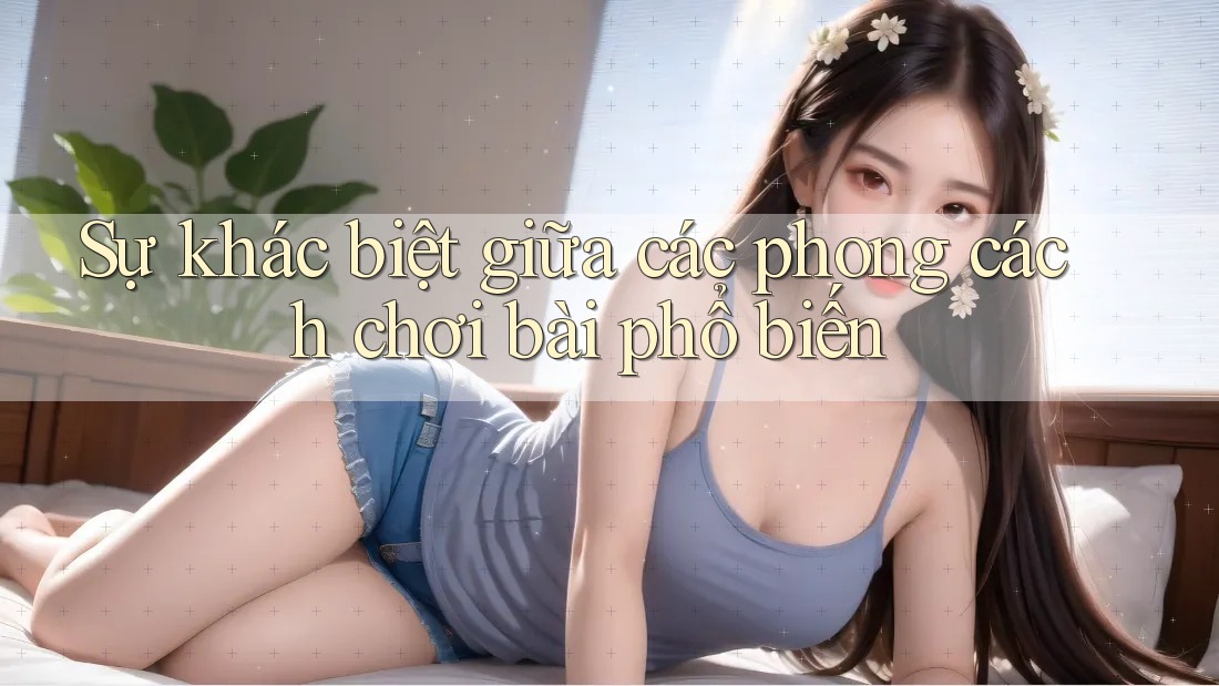 Sự khác biệt giữa các phong cách chơi bài phổ biến
